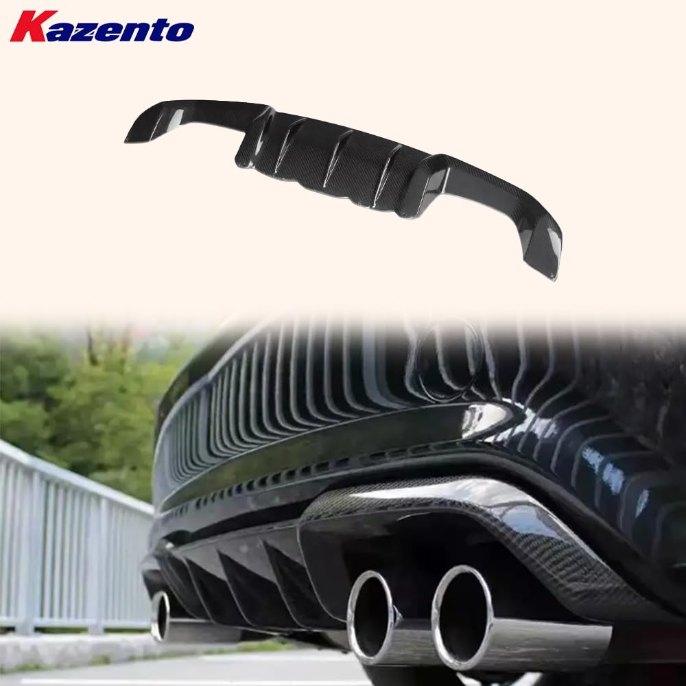 Kazento For BMW M2 F87 Coupe 2016-21 Carbon MP Style Rear Bumper Bottom Diffuser Lip - Kazento Carbon Parts