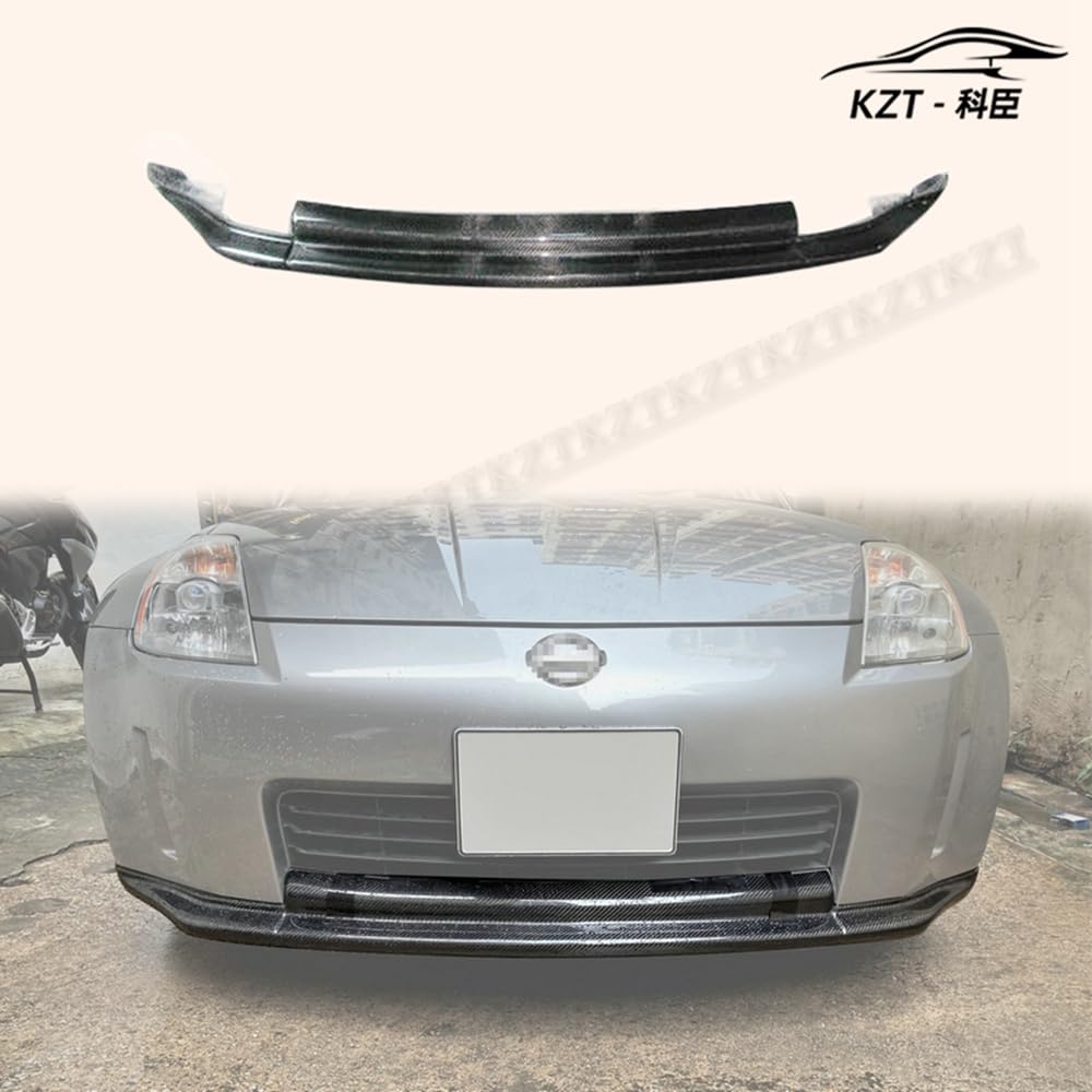 For Nissan 350Z (Early) Vs Front Bumper Lip Chin Splitter Spoiler 2003-2006 Carbon Fiber Body Kits - Kazento Carbon Parts