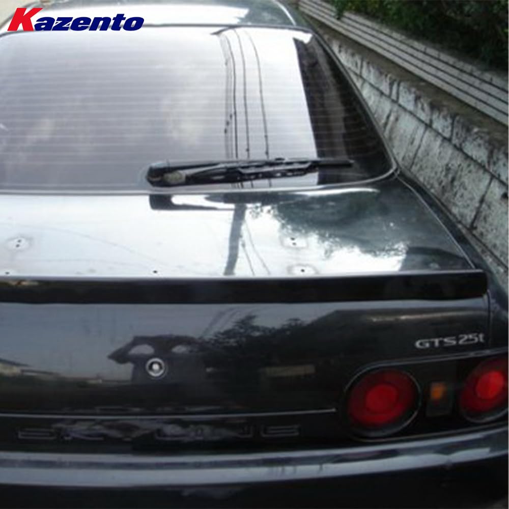 Kazento For Nissan Skyline R32 GTR GTS Coupe 2D 1989-93 NIS Trunk Spoiler Lip Fiberglass - Kazento Carbon Parts