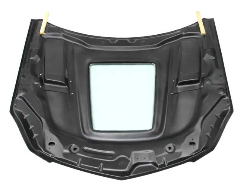 Mercedes W205 C63 AMG Front Vented Hood W/Transparent Window 2015-2022