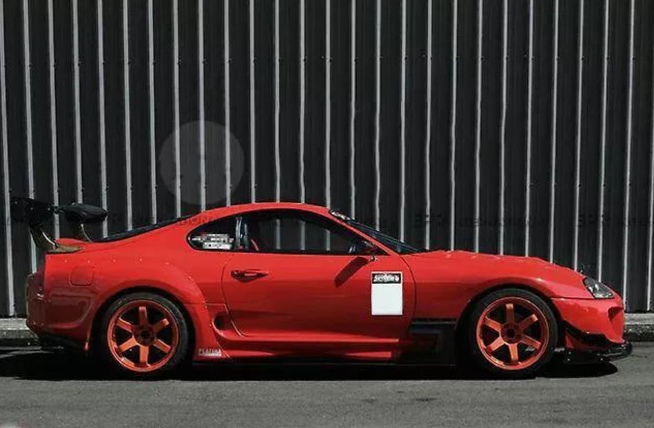 For 93-98 Supra MK4 JZA80 Ridox Style Fiberglass Unpaint Front Fenders Pair - Kazento Carbon Parts