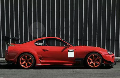 For 93-98 Supra MK4 JZA80 Ridox Style Fiberglass Unpaint Front Fenders Pair - Kazento Carbon Parts