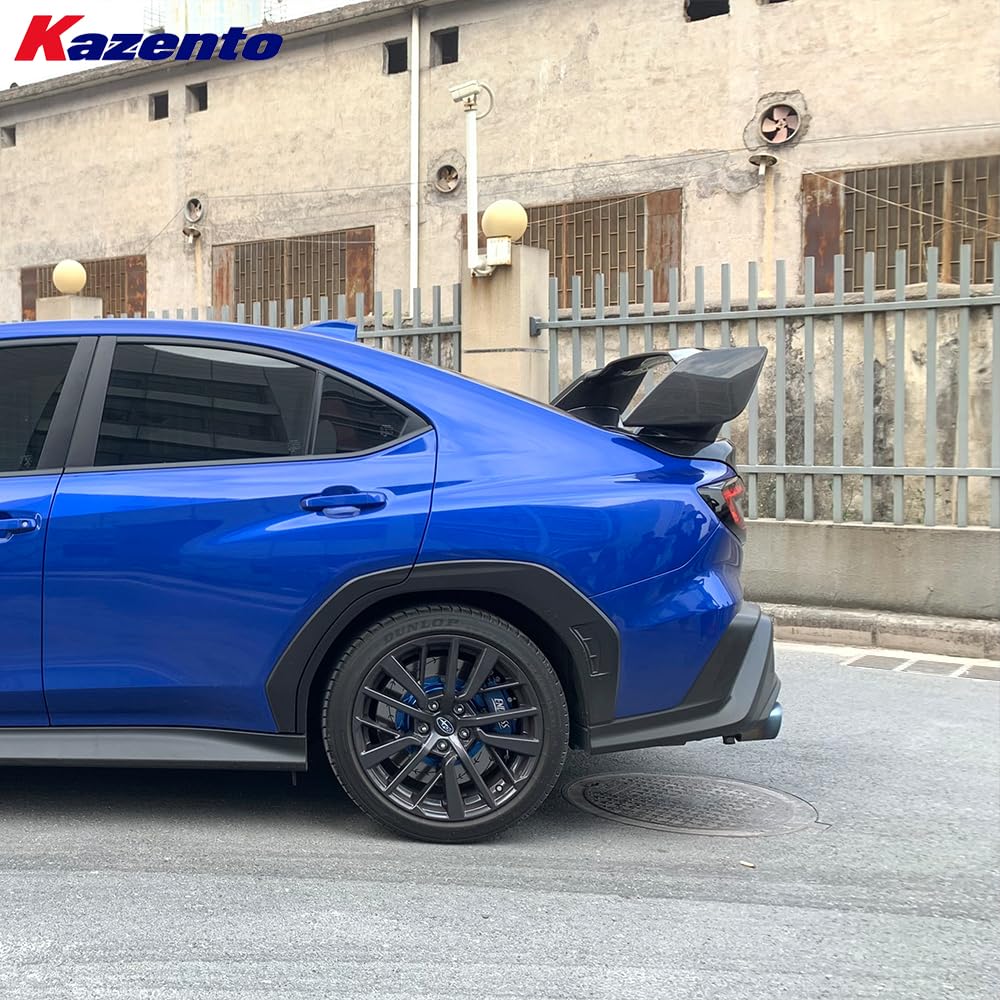Kazento For Subaru WRX STI S4 VB 2021-24 Carbon Rear Trunk GT Spoiler Wing - Kazento Carbon Parts