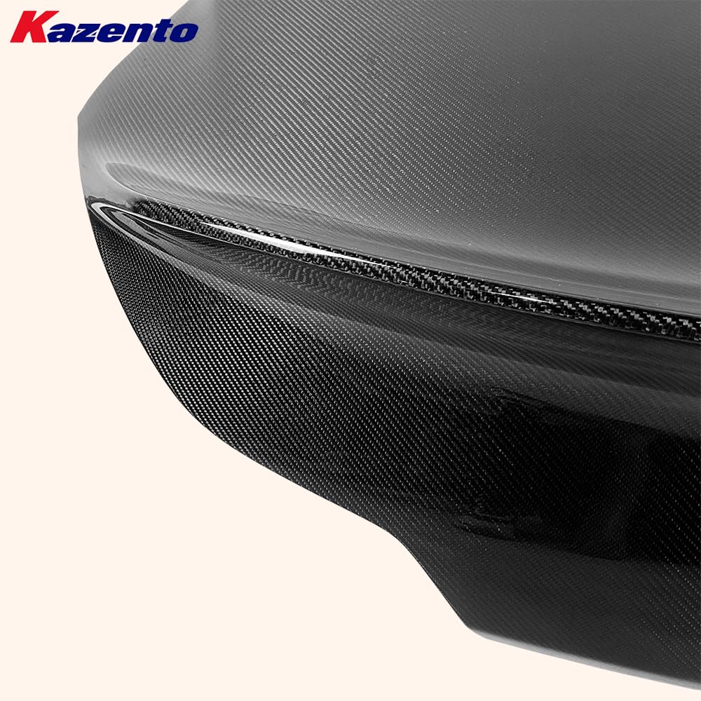 Kazento For Infiniti G37 2 Door Coupe 08-13 HT Carbon Rear Trunk (With Camera Hole) - Kazento Carbon Parts