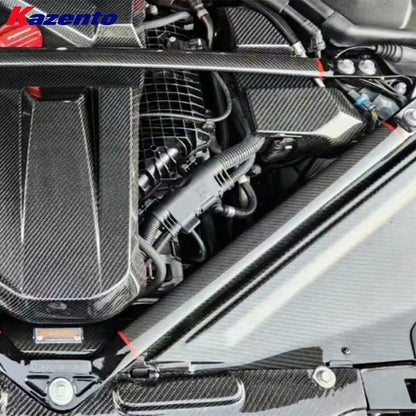 Kazento For BMW M3 G80 G81 M4 G82 G83 20-24 Dry Carbon OE Engine Mount Stabilizer Bar - Kazento Carbon Parts