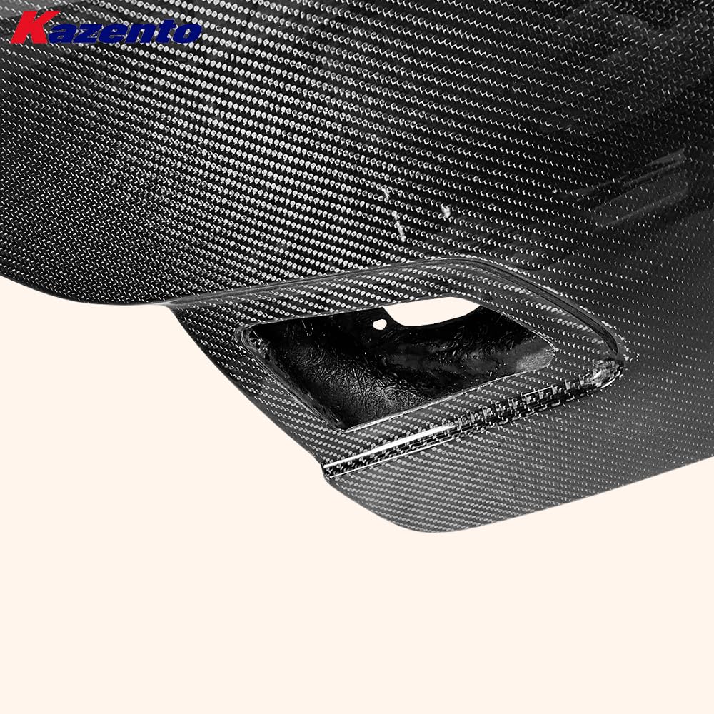 Kazento For Infiniti G37 4 Door Sedan 08-13 Carbon HT Style Rear Trunk With Camera Hole - Kazento Carbon Parts