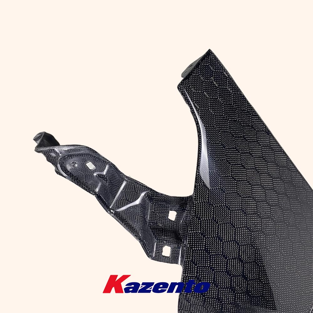 Kazento For Honda Civic Type R FL5 KZ Style Honeycomb Carbon Cooling Vented Front Fender - Kazento Carbon Parts