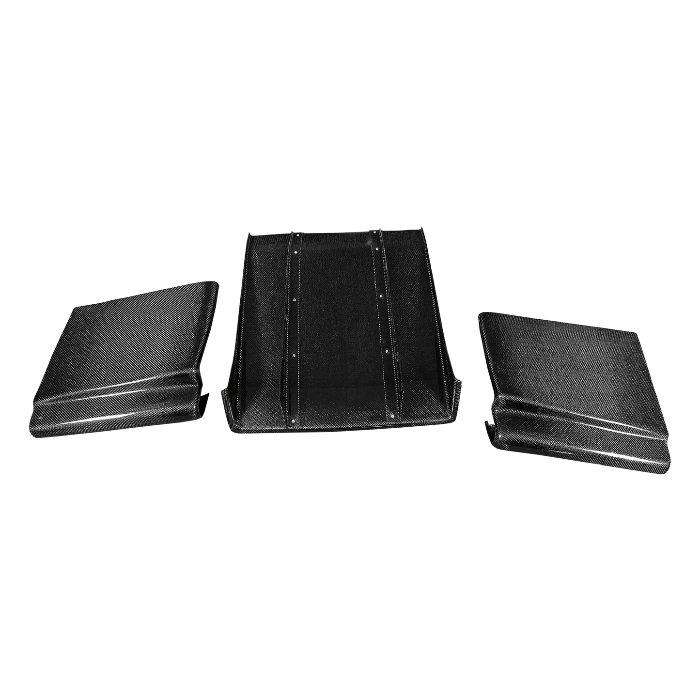 98-07 Mitsubishi Evolution EVO 5 6 7 8 9 Sedan Carbon Rear Diffuser 3pcs