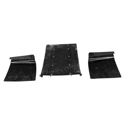 98-07 Mitsubishi Evolution EVO 5 6 7 8 9 Sedan Carbon Rear Diffuser Kazento Carbon Parts Carbon Fiber EVO56789-DIF-3P-KZ-CF