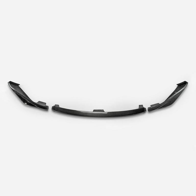 For Nissan 09-12 370Z Z34 Zenki Early Model Jdm Front Bumper Lip Chin Splitter Spoiler 3Pcs (Pre-Facelift) Carbon Fiber Body Kits - Kazento Carbon Parts