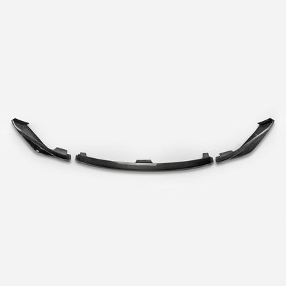 For Nissan 09-12 370Z Z34 Zenki Early Model Jdm Front Bumper Lip Chin Splitter Spoiler 3Pcs (Pre-Facelift) Carbon Fiber Body Kits - Kazento Carbon Parts