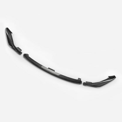 For Nissan 09-12 370Z Z34 Zenki Early Model Jdm Front Bumper Lip Chin Splitter Spoiler 3Pcs (Pre-Facelift) Carbon Fiber Body Kits - Kazento Carbon Parts