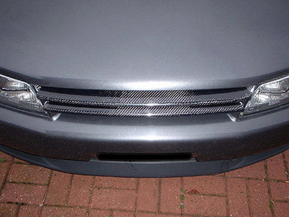 For Nissan Skyline R32 (GTR only) OEM Style Red Carbon Fiber Front Bumper Grille - Kazento Carbon Parts