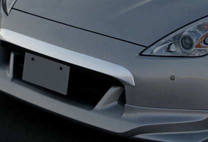 09 onwards Z34 NIS Style Front Bumper Nose Chin Spoiler Fiber Glass (Unpaint) - Kazento Carbon Parts