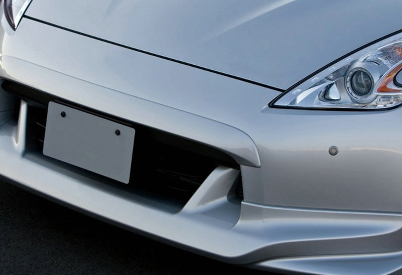 09 onwards Z34 NIS Style Front Bumper Nose Chin Spoiler Fiber Glass (Unpaint) - Kazento Carbon Parts