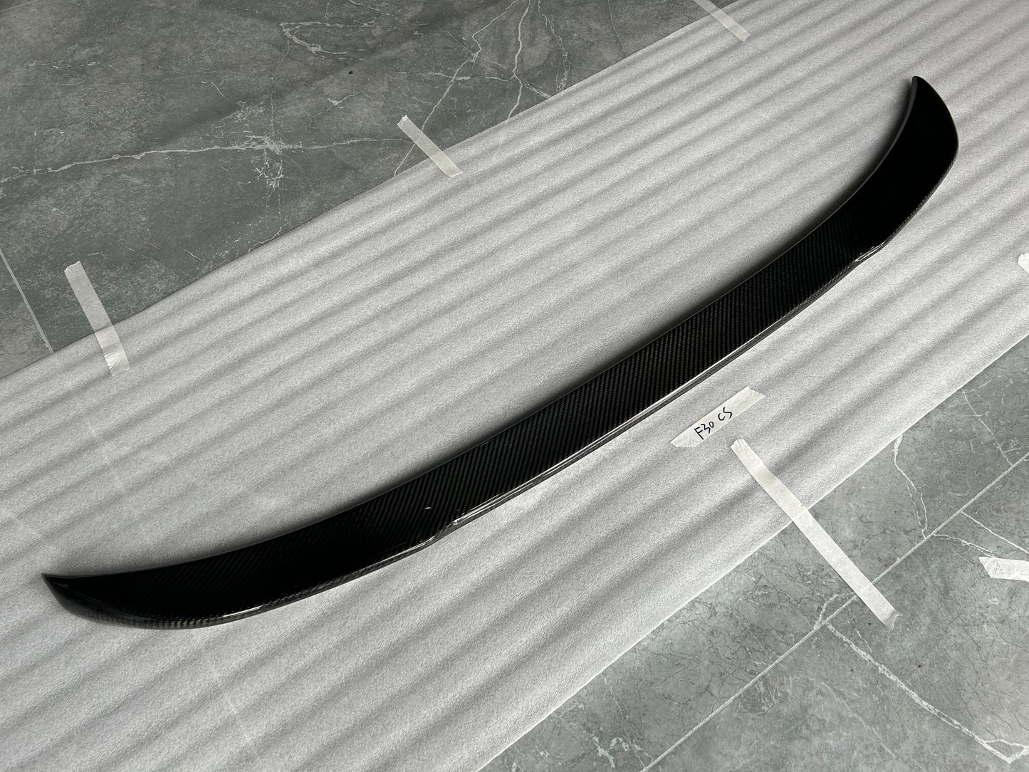 For BMW 3 Series F30 Sedan CS2 Style Rear Ductail Spoiler 2012-2019