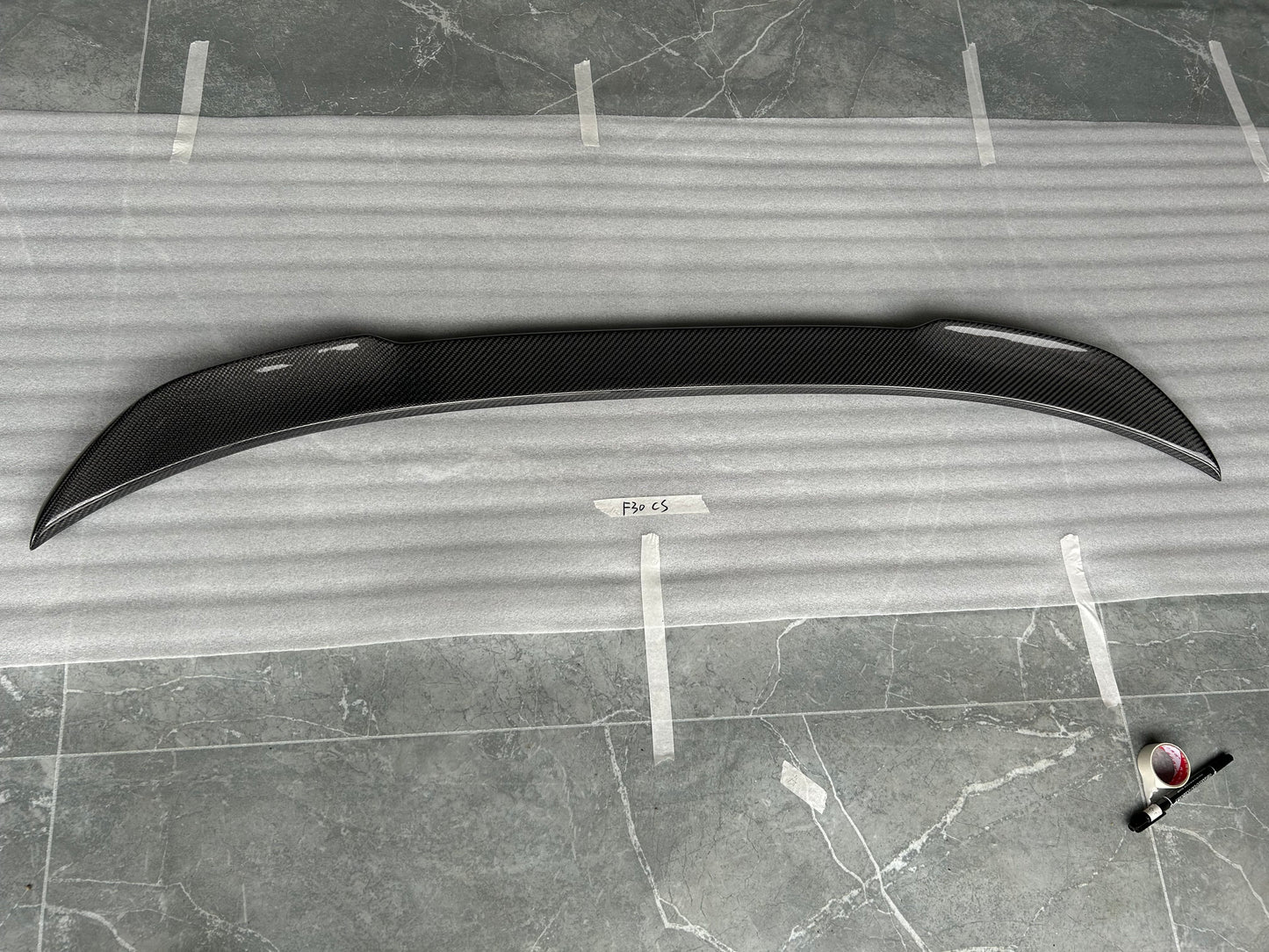 For BMW 3 Series F30 Sedan CS2 Style Rear Ductail Spoiler 2012-2019