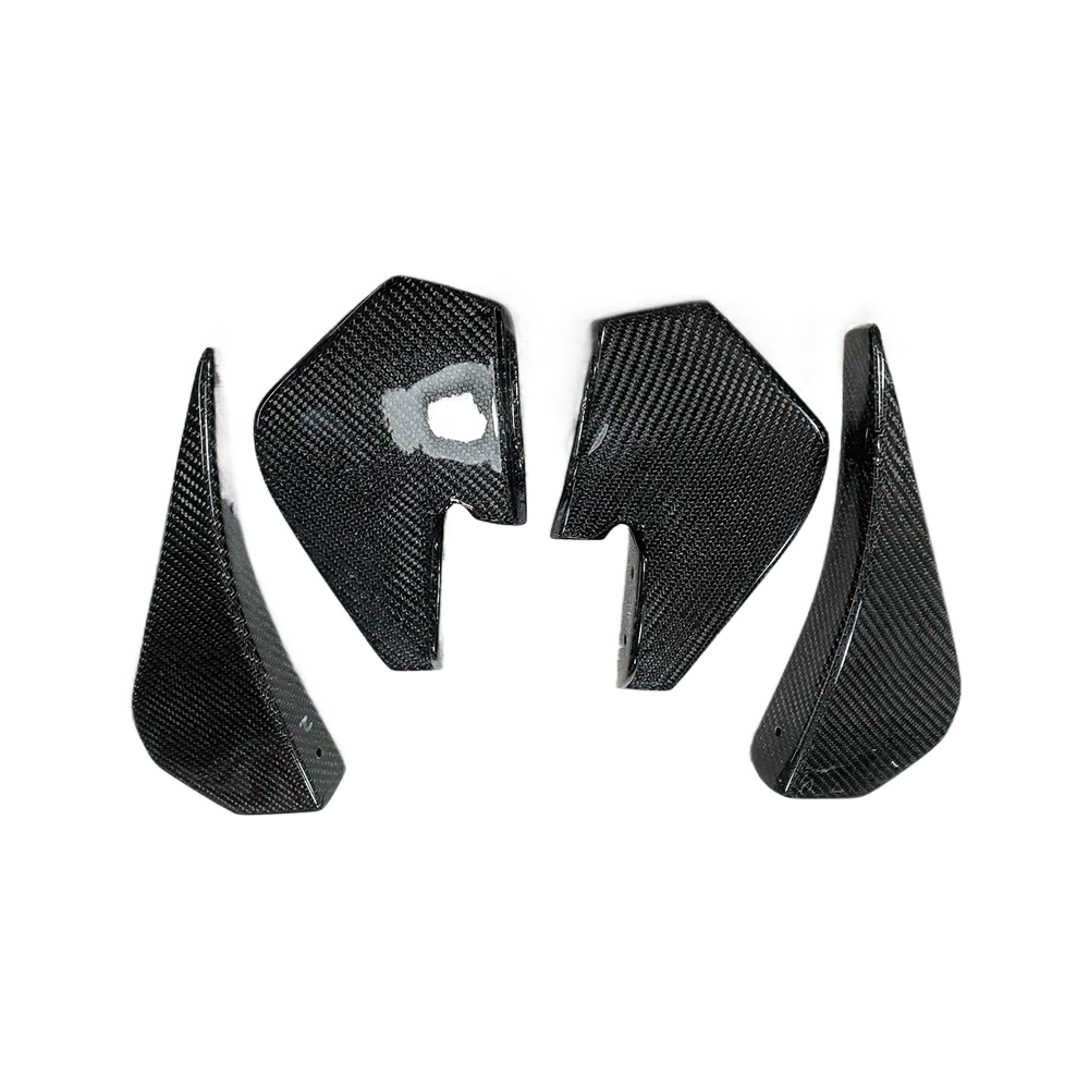 F80 M3 & F82/F83 M4 GT4 Style Dry Carbon Front Bumper Canard 2015-2020