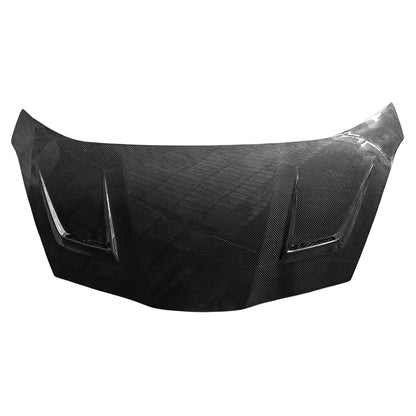 For Honda Fit GE8 V2 Style Front Vented Hood 2008-2014