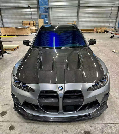 BMW M4 G82 2 Door Coupe KZ Style Vented Front Hood Bonnet 2020-2024