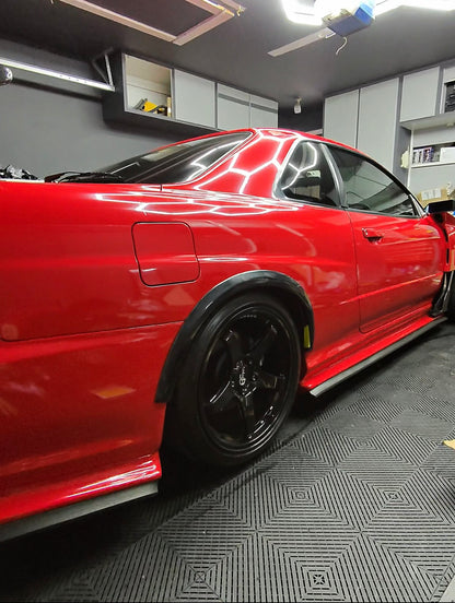 Nissan Skyline R34 GTR NS Front Rear Over Fender Flare 1999-2002 4Pcs