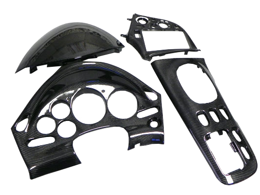 Mazda RX7 FD3S (LHD Only) Interior Cluster Console Dash (4pcs) Carbon