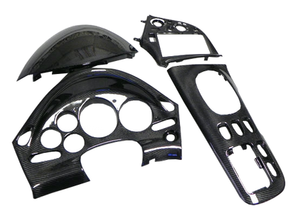 Mazda RX7 FD3S (LHD Only) Interior Cluster Console Dash (4pcs) Carbon