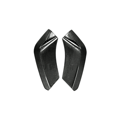 Chevrolet Corvette C8 20-24 Carbon Rear Bumper Diffuser Lip 3pcs