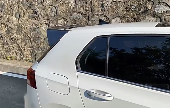 VW Golf 8 Normal Version Oettinger Style Rear Roof Spoiler Wing Lip