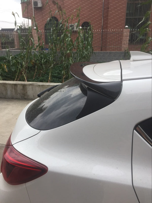 For Mazda 3 Axela 2017-18 5D Hatchback Carbon KZB Rear Roof Spoiler Wing Lip - Kazento Carbon Parts