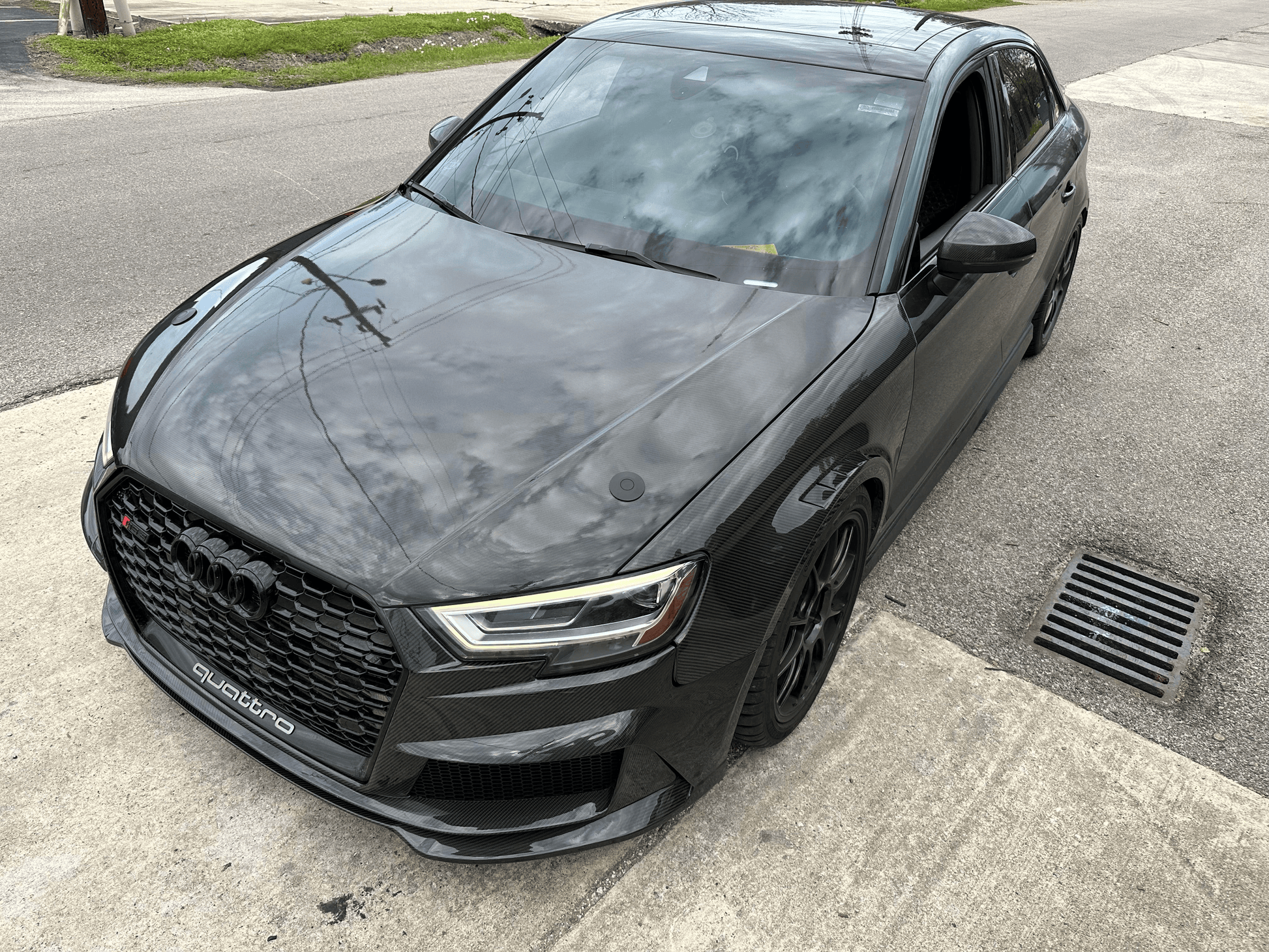 AUDI A3 S3 8V RS3 Front Vents Fenders 2014-2020