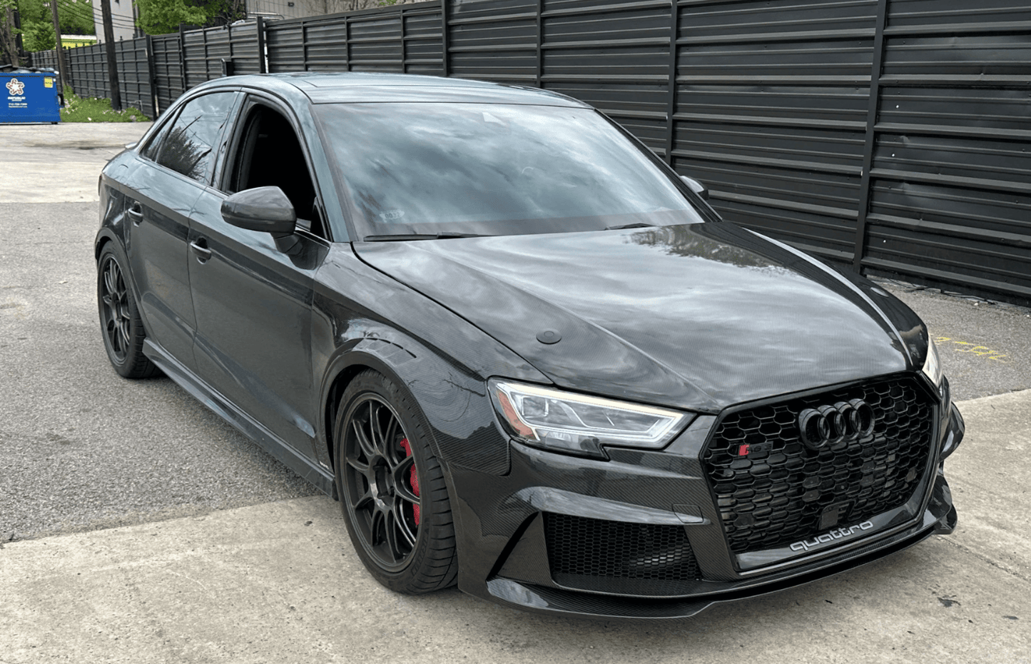 AUDI A3 S3 8V RS3 Front Vents Fenders 2014-2020