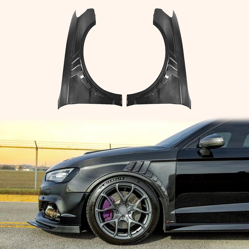 Audi A3 S3 RS3 8V TAK Style Front Vents Fenders 2014-2020