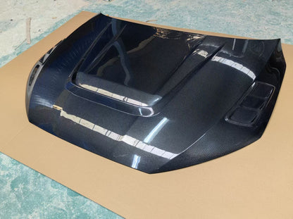 Audi A3 S3 RS3 8Y Front Vented Bonnet Hood 2019-2025 Kazento Carbon Parts Carbon Fiber RS32124-HOOD-KZDA-CF