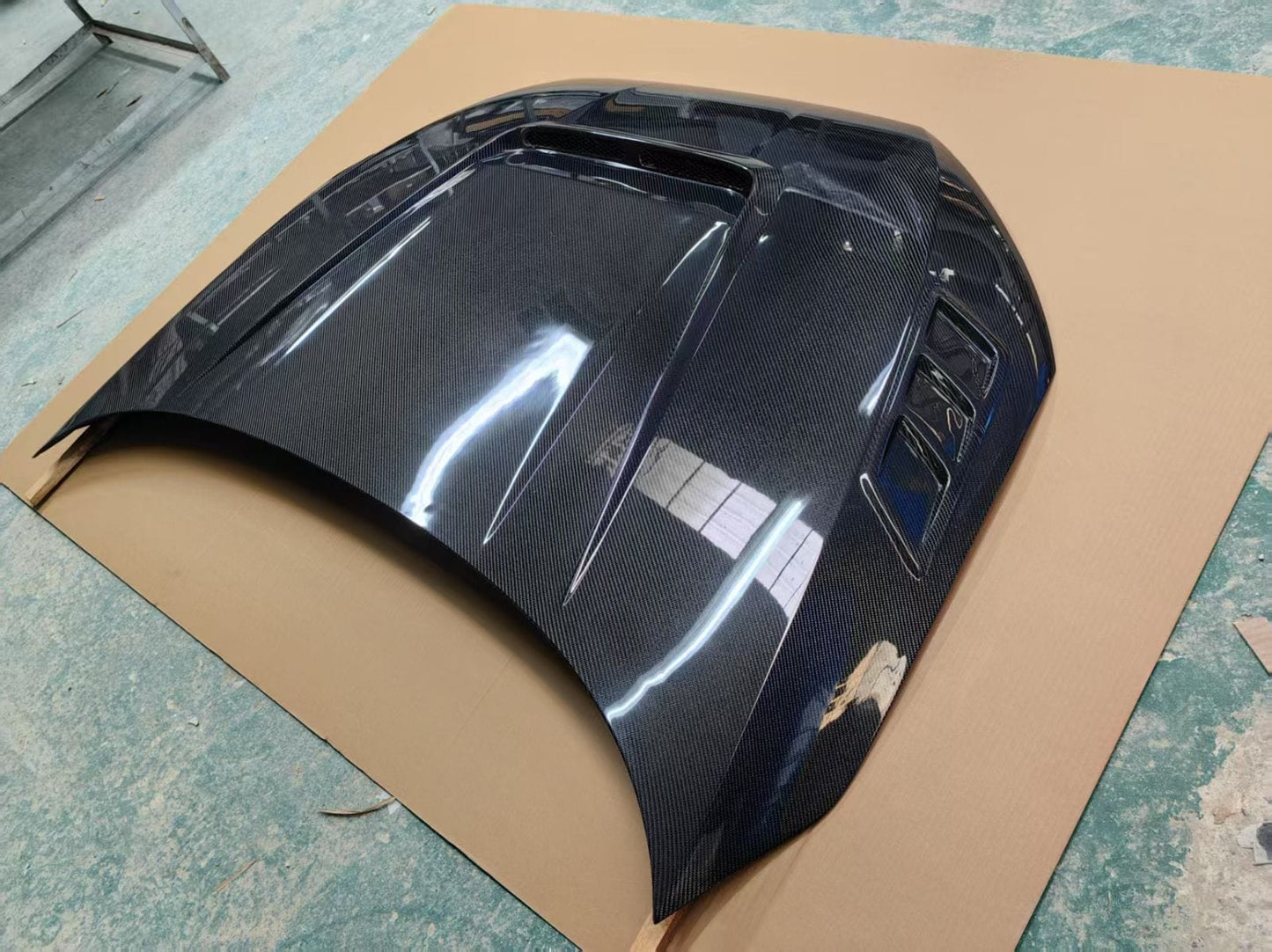 Audi A3 S3 RS3 8Y Front Vented Bonnet Hood 2019-2025 Kazento Carbon Parts Carbon Fiber RS32124-HOOD-KZDA-CF