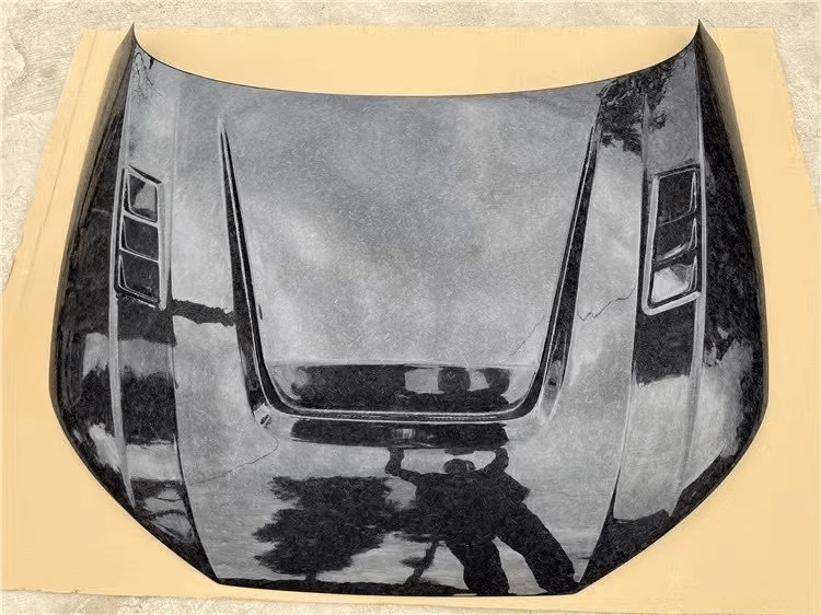 Audi A4 S4 Sline RS4 B9 B9.5 Front Vents Hood Bonnet 2016-2023 Kazento Carbon Parts Carbon Fiber RS4-HOOD-LN-CF