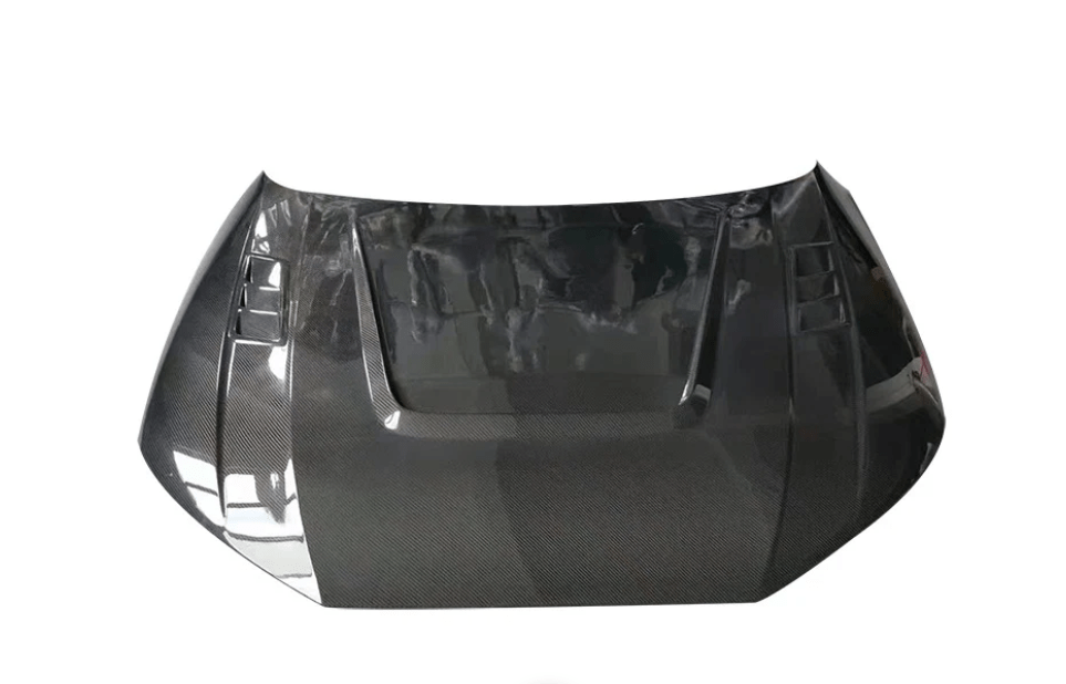 Audi A4 S4 Sline RS4 B9 B9.5 Front Vents Hood Bonnet 2016-2023 Kazento Carbon Parts Carbon Fiber RS4-HOOD-LN-CF
