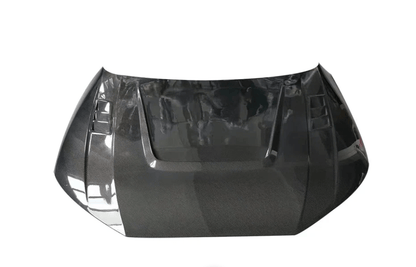 Audi A4 S4 Sline RS4 B9 B9.5 Front Vents Hood Bonnet 2016-2023 Kazento Carbon Parts Carbon Fiber RS4-HOOD-LN-CF