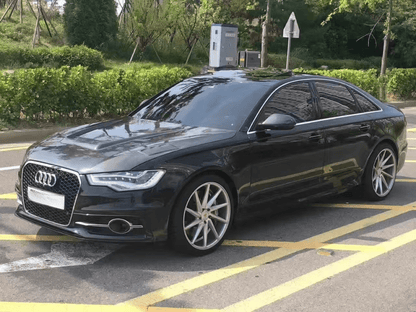 AUDI A6 S6 RS6 C7 C7.5 Front Vented Bonnet Hood 2013-2018 Kazento Carbon Parts Carbon Fiber S6-HOOD-LN-CF