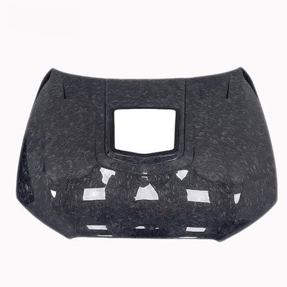 AUDI A6 S6 RS6 C7 C7.5 IMP Style Glass Vented Hood Bonnet 2013-2018 Kazento Carbon Parts Carbon Fiber S6-HOOD-XSJ-CF