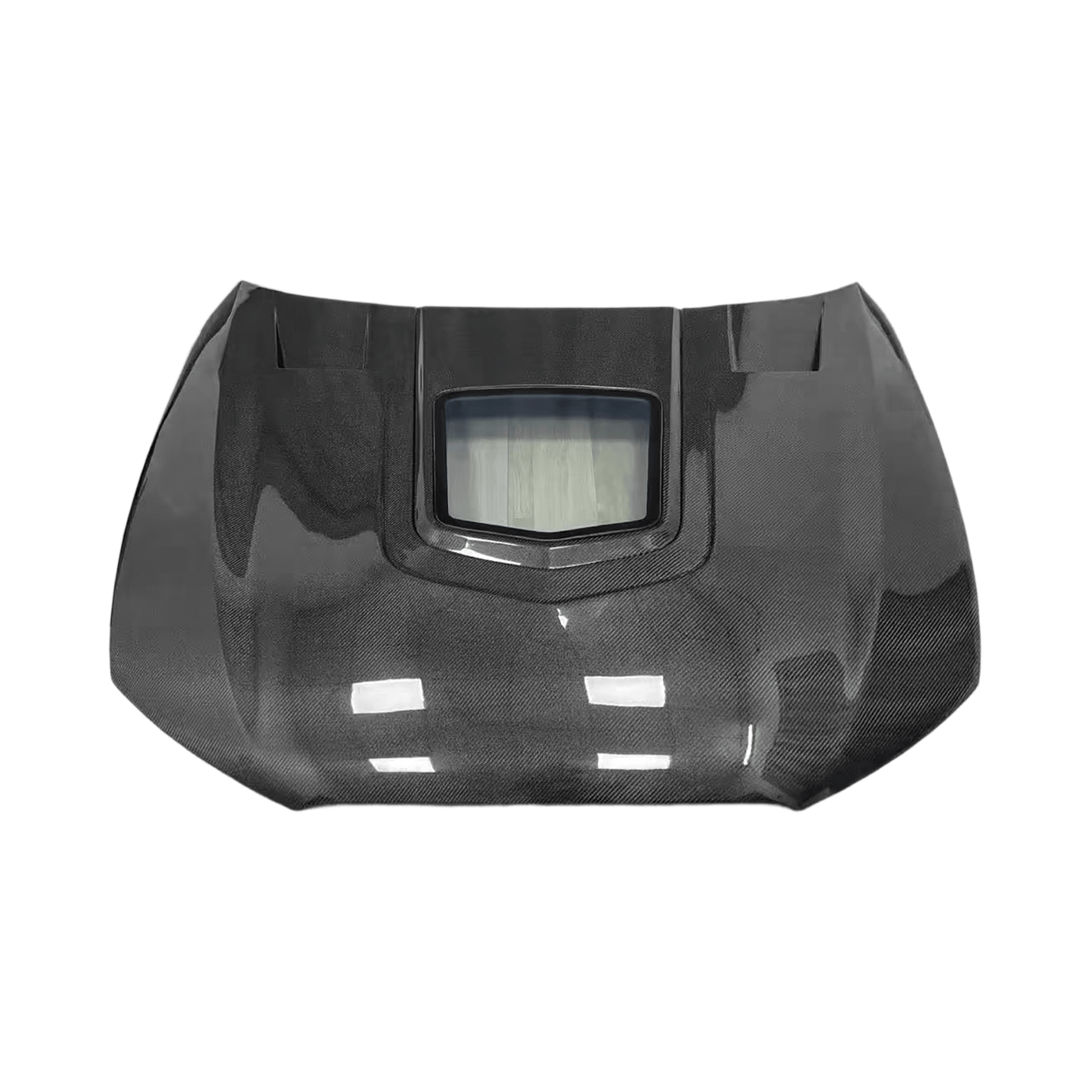 AUDI A6 S6 RS6 C7 C7.5 IMP Style Glass Vented Hood Bonnet 2013-2018 Kazento Carbon Parts Carbon Fiber S6-HOOD-XSJ-CF