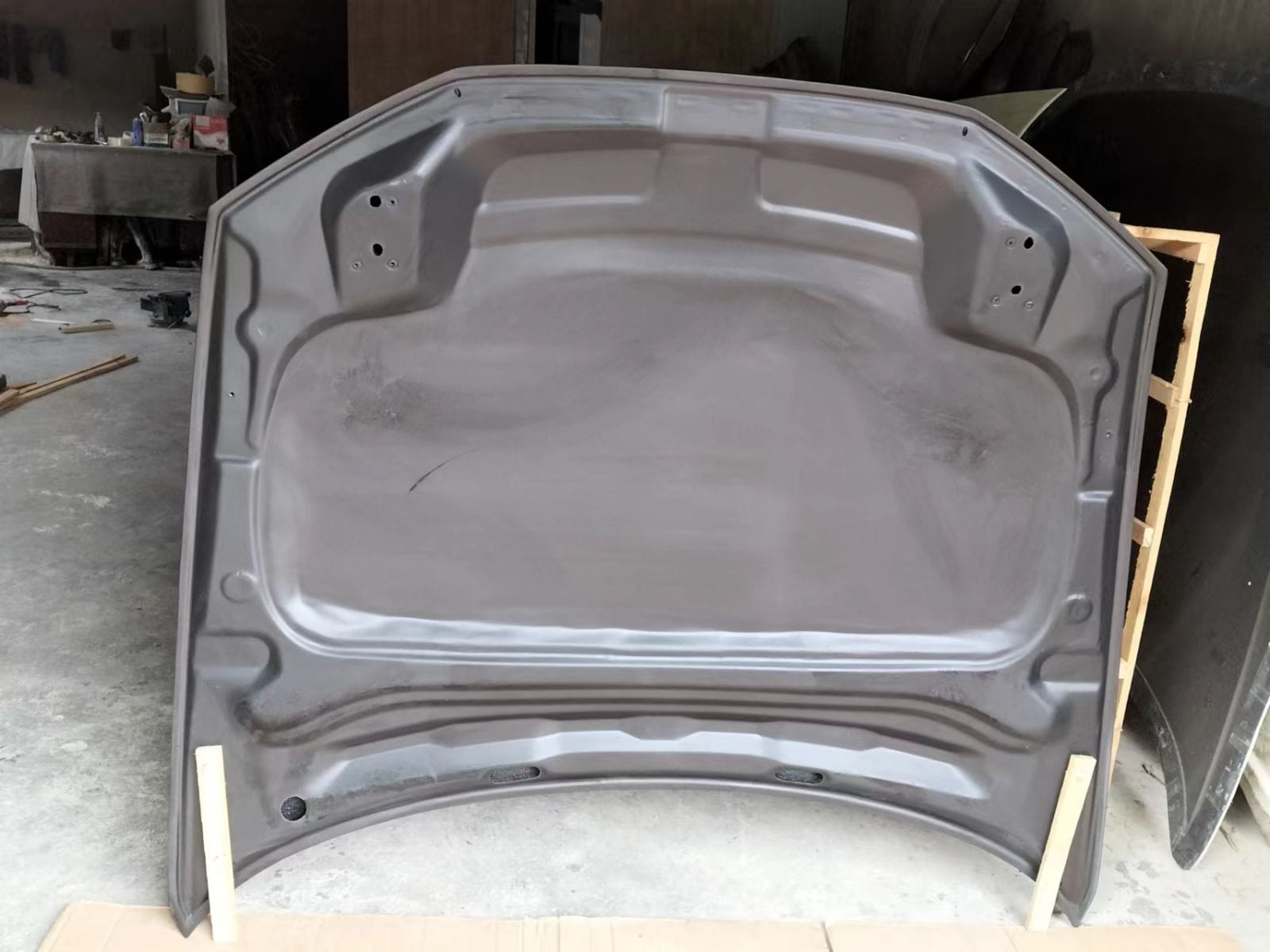 AUDI A6 S6 RS6 C8 Front Vented Bonnet Hood 2019-2025 Kazento Carbon Parts Carbon Fiber RS6-HOOD-LN-CF