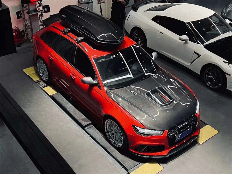 AUDI A7 S7 RS7 C7 Front Vented Hood Bonnet With Glass 2014-2017