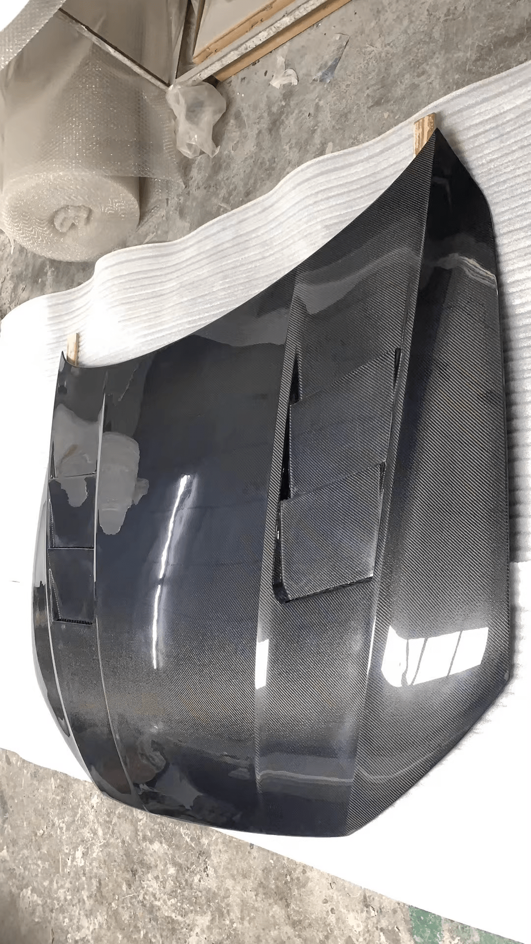 AUDI A7 S7 RS7 C8 C8.5 Front Vented Bonnet Hood 2019-2025 Kazento Carbon Parts Carbon Fiber RS7-HOOD-LN-CF