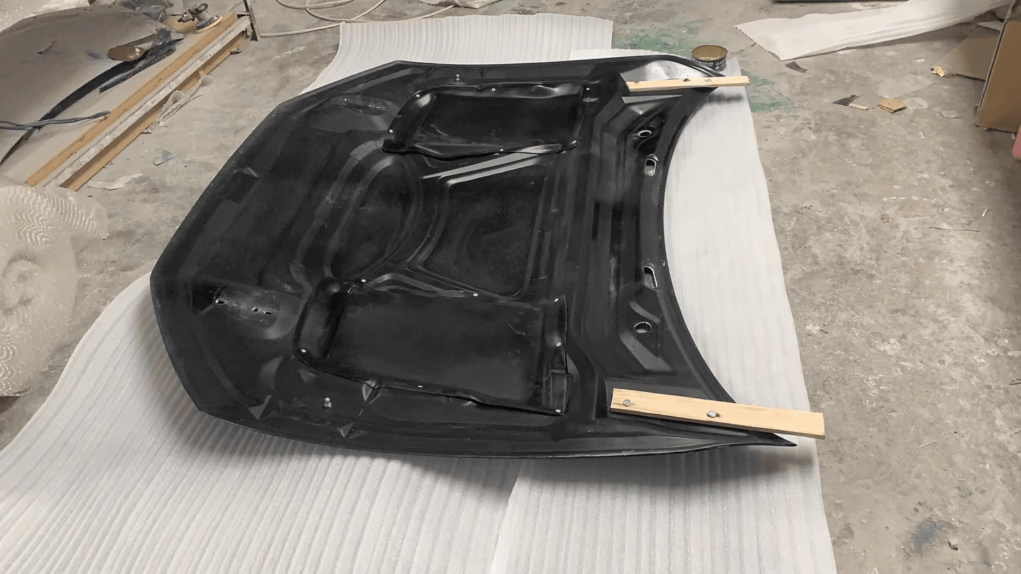 AUDI A7 S7 RS7 C8 C8.5 Front Vented Bonnet Hood 2019-2025 Kazento Carbon Parts Carbon Fiber RS7-HOOD-LN-CF