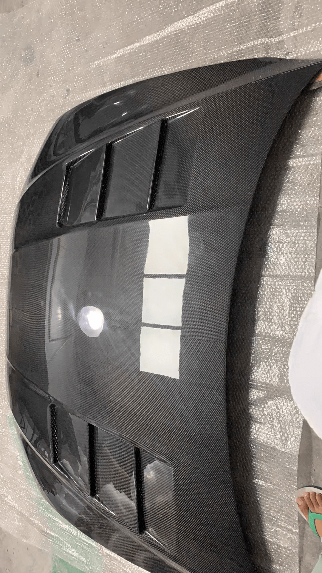AUDI A7 S7 RS7 C8 C8.5 Front Vented Bonnet Hood 2019-2025 Kazento Carbon Parts Carbon Fiber RS7-HOOD-LN-CF