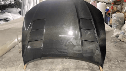AUDI A7 S7 RS7 C8 C8.5 Front Vented Bonnet Hood 2019-2025 Kazento Carbon Parts Carbon Fiber RS7-HOOD-LN-CF