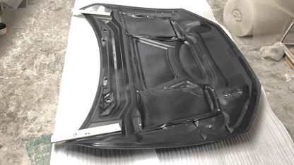 AUDI A7 S7 RS7 C8 C8.5 Front Vented Bonnet Hood 2019-2025 Kazento Carbon Parts Carbon Fiber RS7-HOOD-LN-CF