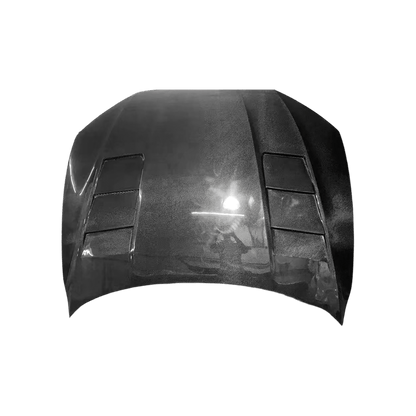 AUDI A7 S7 RS7 C8 C8.5 Front Vented Bonnet Hood 2019-2025 Kazento Carbon Parts Carbon Fiber RS7-HOOD-LN-CF