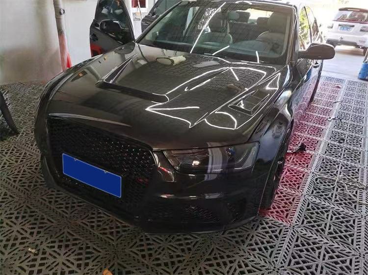 Audi B8.5 S-Line A4 S4 RS4 Front Vented Bonnet Hood 2013-2016 Kazento Carbon Parts Bonnets/Hoods